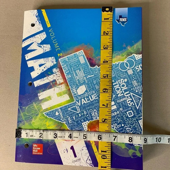 Glencoe TEKS Math Course 1 Vol. 2 Grade 6 McGraw Hill Education Paperback 2015 - Picture 10 of 11